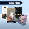 thumbnail image 4 of Pingüino regordete Squishy Fidget de MonkeWorld, color rosa, 4 of 6