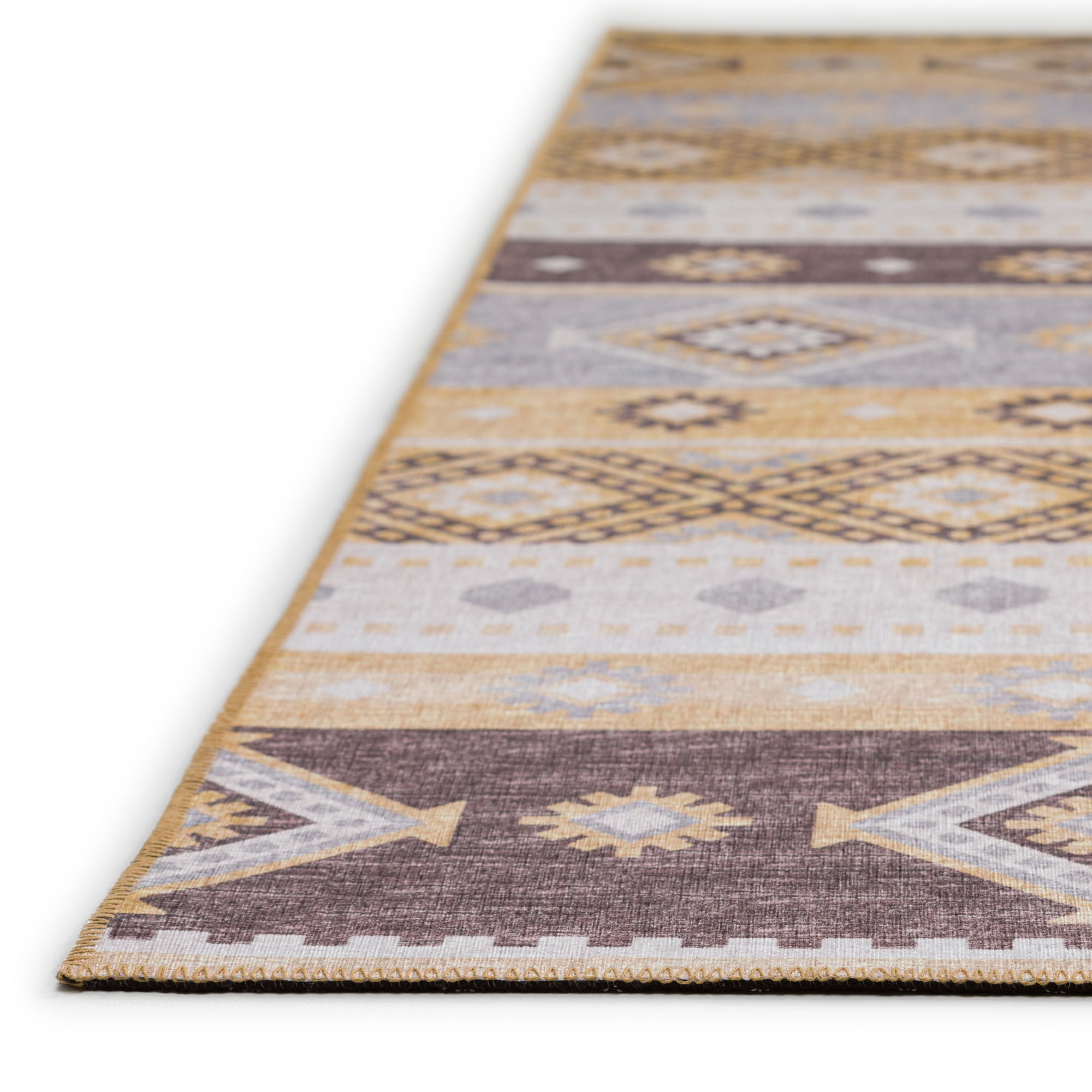 Addison Rugs Addison Indoor/ Outdoor Yuma Southwest Boho Washable Rug 8' x 10' - Gilded