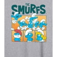 thumbnail image 3 of The Smurfs - Smurf Grid - Women's Oversized Graphic T-Shirt, 3 of 5