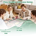 thumbnail image 5 of Mahjong Mat 31.5" x 31.5" Seamless autumn flowers changeable Vintage painting style Non-Slip Noise Reduction American Mahjong Tiles Table Cover for Dominoes Poker Card Board Games Gift, 5 of 8