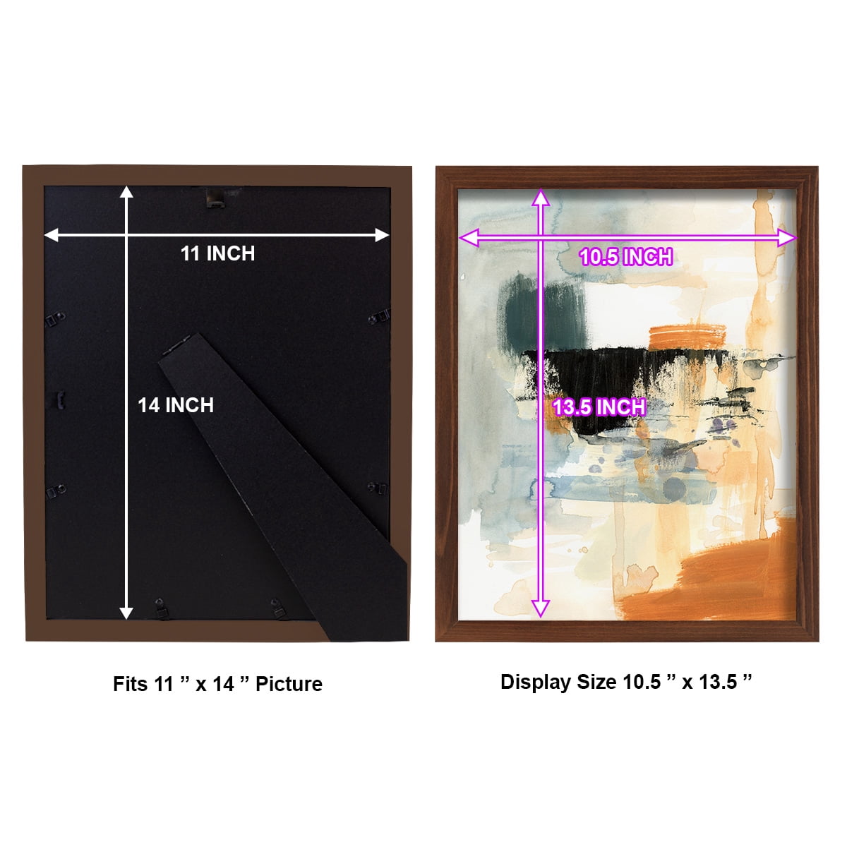 Seria IV - Framed Print w/glass - Chestnut