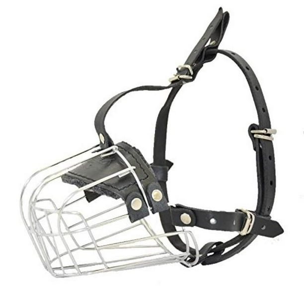 Metal cheap dog muzzle