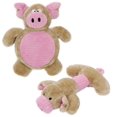 thumbnail image 1 of Set Doble de Juego Acogedor Pet Life con Peluche para Morder y Chirriar para Perro, 1 of 4
