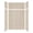 Bleached Oak, variant on Transolid Expressions 36" X 60" X 96" 6-Piece Tub/Shower Wall Kit with Extension Kit, White