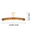 thumbnail image 3 of Folding Clothes Hanger Orange Color Folding Clothes Hanger Portable Travel Clothes Drying Tool with Multi-Functional Household Clips(1Pcs) Rkxzt, 3 of 7