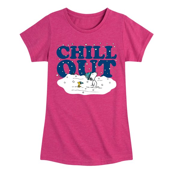 Peanuts - Chill Out - Toddler & Youth Girls Short Sleeve Graphic T-Shirt