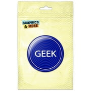 Geek Nerdy Pinback Button Pin Badge