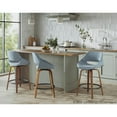 thumbnail image 6 of LumiSource Fabrico 26" Fixed-Height Counter Stool - Set of 3, 6 of 12