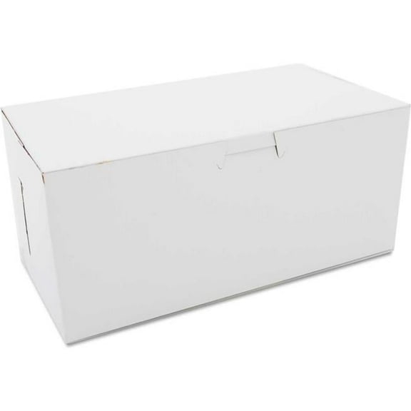 Bakery Boxes, White - 9 x 5 x 4 in. - Pack of 250
