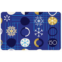 $50 Blue Ornaments Walmart Gift Card
