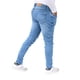 thumbnail image 4 of Pantalón rasgado de mezclilla stretch John Silver Corte skinny Color azul froster claro, 4 of 5