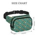 thumbnail image 4 of Fotbe Jungle Animals Cangurera Cuadrada con Estampado de Doble Capa, Bolsa de Cintura Ajustable Mini para Hombres y Mujeres, 4 of 9