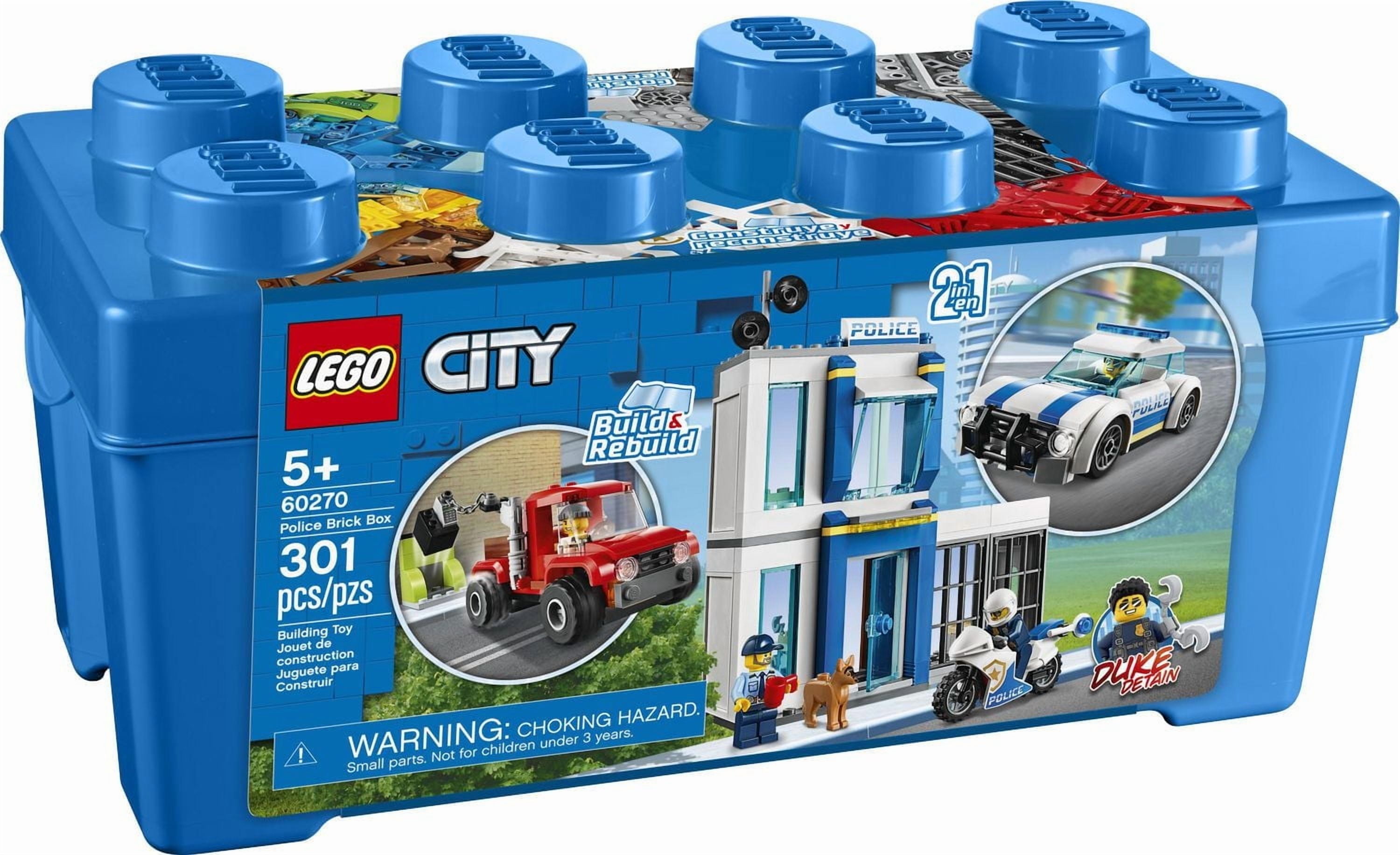 LEGO City Police Brick Box 60270 Toy Building Kit (301 Pieces)