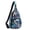 Blue Maple Leaf, variant on Women's Sling Crossbody bag Casual Daypack Outdoor Travel Hiking Backpack for Cycling Walking Dog Hiking