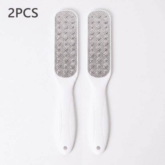 ROSEXIXI Foot Callus Remover, 2pcs Professional Double Sided Scraper Stainless Steel Pedicure Tools For Feet Large Dead Skin Remover Heel Grater For Cracked Heels Dry Skin Home Spa Care