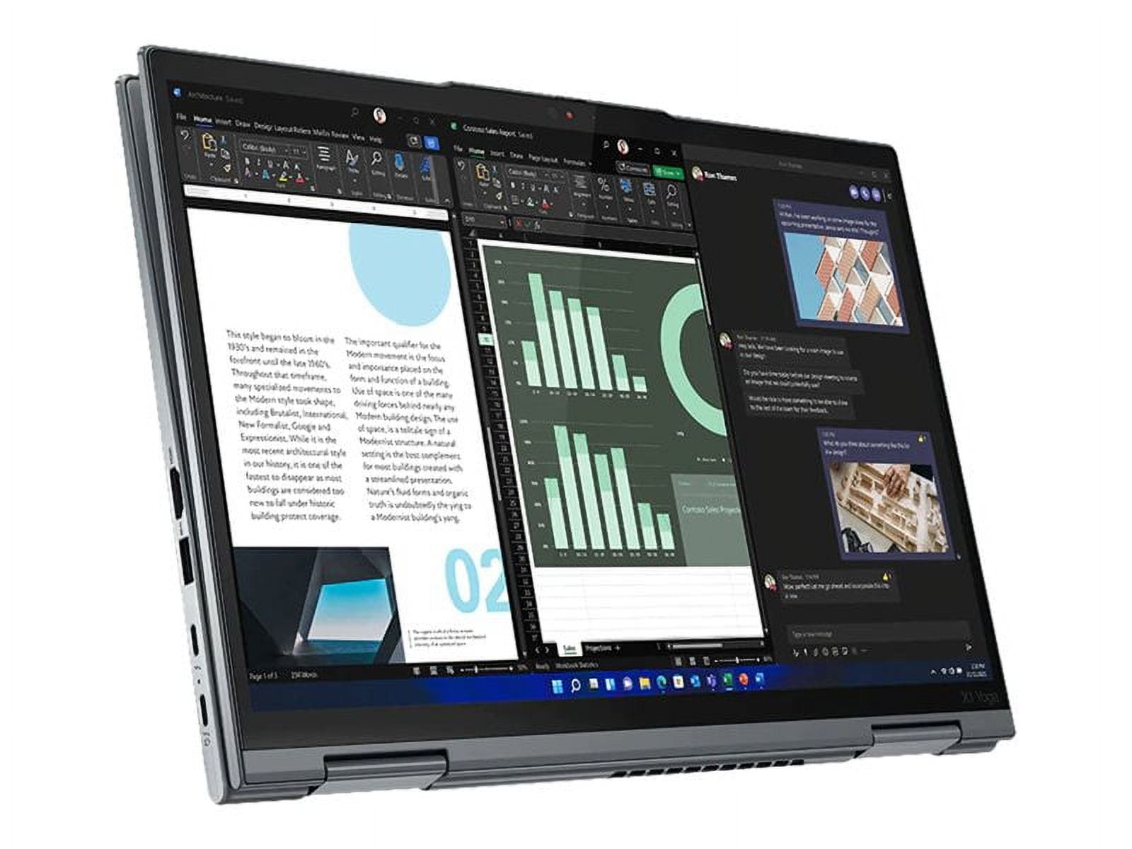 4G LTE OLED Lenovo ThinkPad X1 Yoga Gen 7 - 14" 2-In-1 Touchscreen (3840x2400) Notebook Computer, Intel Core i7-1265U 1.8GHz, 16GB RAM, 512GB SSD, Windows 10 Pro, Fibocom WWAN Mobile Broadband, Pen