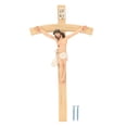 thumbnail image 2 of Jesus Christ Crucifix, Strong Durable Multi Purpose Resin Material Crucifix Wall  Handcrafted Exquisite Details  For Gift, 2 of 8