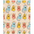 thumbnail image 3 of ABPHQTO Juego de ropa de cama de 3 piezas Funda nórdica de monstruos lindos con 2 fundas de almohada para la decoración de la habitación del hogar, 3 of 4