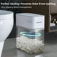 thumbnail image 5 of Bote de basura MOPALL para baño pequeño con tapa, 13 L, automático, blanco, 5 of 9