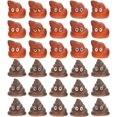 thumbnail image 1 of 60 Pieces Poop Toys Funny for Kids Cute Fake Poop Toys Plastic Poop Models Game, 1 of 5