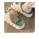 thumbnail image 3 of Pantuflas de lino para parejas, lindas zapatillas de casa con dibujos de ranas, sandalias para el hogar para las cuatro estaciones, divertidas zapatillas de verano con dibujos animados para mujer, 3 of 6