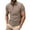 Kaki, variante sur Kaemgyyd Chemises de Golf pour Hommes Col Boutonné Rayé Manches Courtes Hauts Décontractés Doux Séchage Rapide Sport Course Tee