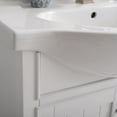 Design Element Marian 30" Single Sink Bathroom vanity in White with