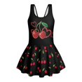 thumbnail image 4 of Tutolipy Cherry One Piece Swimsuit, Wide Straps Bathing Suit, Fashion for Summer, Size 6-7 Years, 4 of 8