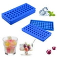 thumbnail image 2 of Silicone Ice Blcok Mold Mini Round Ice Ball Tray Freezer Ice Cube Maker Food Grade Reusbale Ice Moulds (Heart and Square), 2 of 7