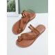 thumbnail image 4 of opean And American New Style Large Size Flat Women's Beach Shoes, Simple Slippers, 4 of 4