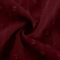 thumbnail image 2 of VANLOFE Blouses for Women Gift for Mother Fashion Women Casual Solid Short Sleeve V-Neck Lace T-Shirt Blouse Tops Red V-Neck T-Shirts, 2 of 8