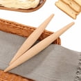 thumbnail image 4 of Kitchen Rolling Pin Non-Stick Rolling Pin Wooden Rolling Pin for Baking 28cm, 4 of 4