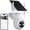 white, variant on Security Cameras Wireless Outdoor WiFi, Solar Battery Powered, 360° View, AI Human Detection, Color Night Vision, 2-Way Audio, Real-Time Alerts, IP66 Waterproof, SD/Cloud Storage Black