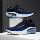 thumbnail image 1 of Zapatillas de deporte con cojín de aire para hombre y mujer, tenis masculinos, ligeros, transpirables, cómodos, de malla, para caminar, color blanco, 1 of 5