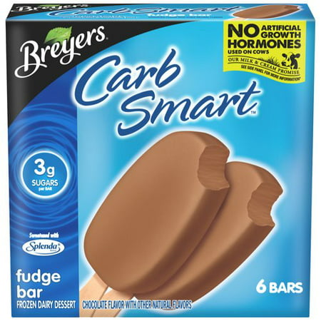 Breyers CarbSmart Fudge Bars Frozen Dairy Dessert, 6 ct ...