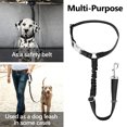 thumbnail image 6 of Plutus Pet Dog Seat Belt for Car Headrest, Reflective and Adjustable with Bungee for Small Medium Large Dogs and Cats, Black, 6 of 7