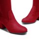 thumbnail image 2 of Bota DREAM PAIRS DWUMOB2409 Roja Sobre la Rodilla con Tacón Grueso, 2 of 6