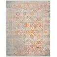 thumbnail image 2 of SAFAVIEH Vintage Persian Zaman Traditional Polyester Area Rug, Grey/Multi, 10' x 13', 2 of 7