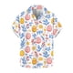thumbnail image 1 of Blusas y camisas de manga corta con cuello en V Camisa estampada de Pascua para hombre Camisa abotonada Top de poliéster para hombre, 1 of 4