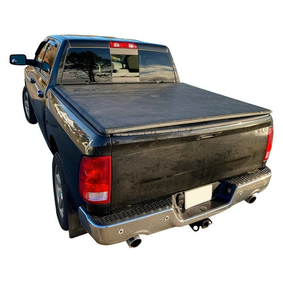 Trail Ridge Hard Tri-Fold Tonneau Cover for 2004-2015 Nissan Titan Crew Cab with 5.5ft Bed Only