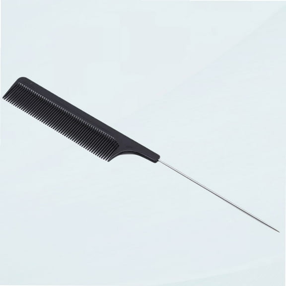 Metal Pin Tail Combs, Blonde Hair Styles & Taming Brush, Hair Salon Sharp Rat Tail Comb Pointed Comb for Backcombing, Sectioning, Volumising, Detangling
