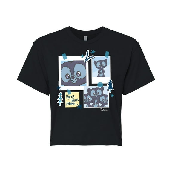 Disney Brave - Harris, Hubbert & Hamish - Juniors Cropped Cotton Blend T-Shirt