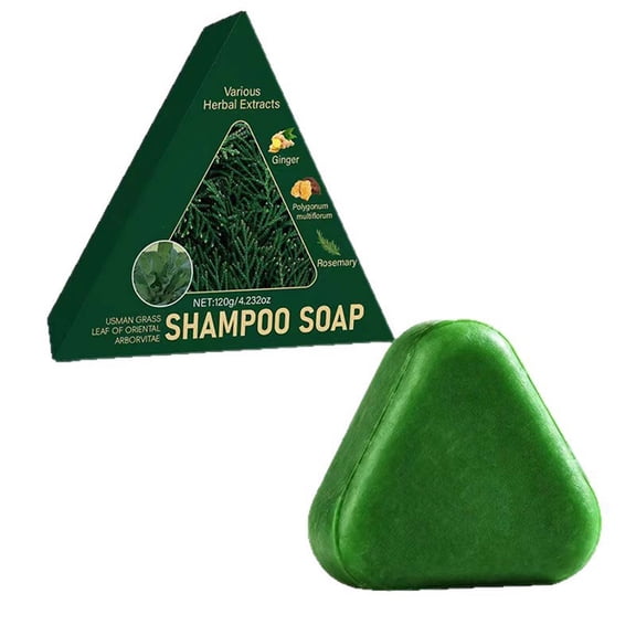 Herbal Temperature Fixing Nourishing Hair Care Shampoo Bar 120G Plastic Jar