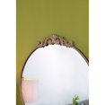 thumbnail image 3 of Gzxs Round Mirror, 36 inch Wall Mounted Mirrors with Circle Gold Metal Frame for Bathroom Bedroom Living Room Entryway, 3 of 7