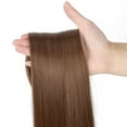 thumbnail image 4 of AynnQueen Ponytail Extension Claw Clip in Pony Tails Hair Extensions Synthetic Wavy Straight Secret Ponytail Hairpiece 18/21 Inch, 4 of 5