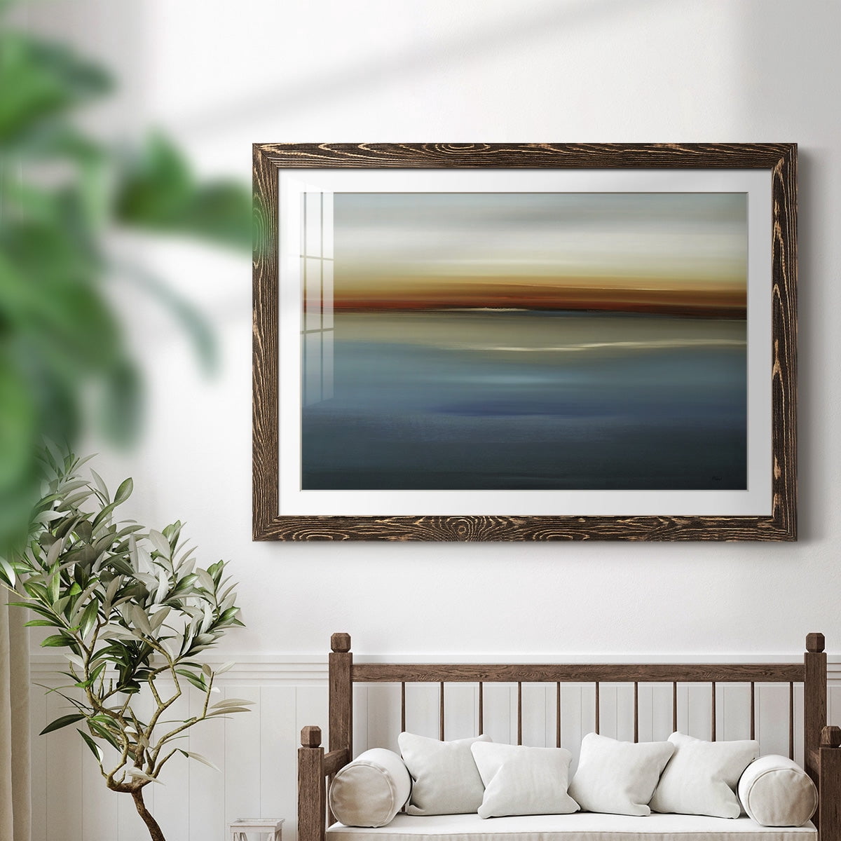 Beside the Blue II-Premium Framed Print - Ready to Hang