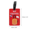 thumbnail image 2 of Unique Bargains 3 Pcs Portable Luggage Tag for Travel Green Pink, 2 of 5