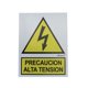 thumbnail image 1 of Letrero Señalización Precaución Alta Tensión KARLEN 30X40, 1 of 1