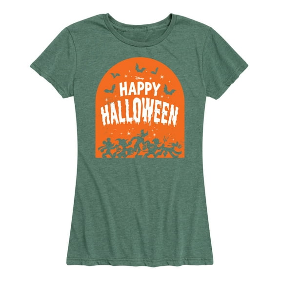 Mickey & Friends - Happy Halloween Tombstone - Women's Short Sleeve Graphic T-Shirt
