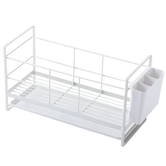 Amdohai Dish Drying Rack with Removable Drain Board Drain Rack for
